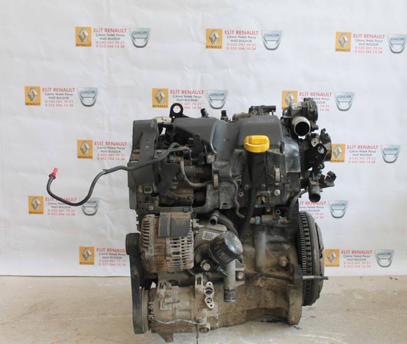 Renault Fluence 110 Beygir Motor Komple Çıkma 2012-2015 Model 1.5 Dizel 